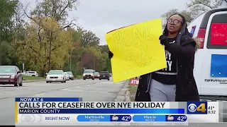 Ceasefire Indy asking for non-violence New Year weekend