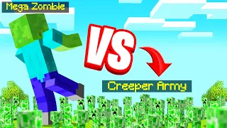 I Built A CREEPER ARMY In MINECRAFT! (Overpowered)