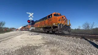 Fast Trains on the BNSF Chillicothe Subdivision | May 7 2022