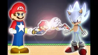 Mario Neo vs Hyper Sonic