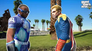 GTA 5 - Homelander vs A-Train | Battle of Supes