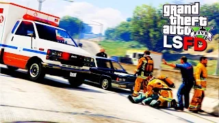 Будни Спасателей МЧС в GTA 5 - ЖЕСТКИЕ АВАРИИ. НАРКОМАН. ДЕВУШКА НЕ КРАСАВИЦА.