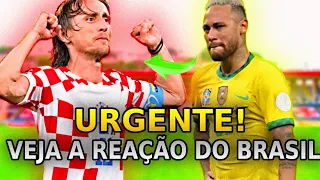 😭Veja a REAÇÃO dos JOGADORES do BRASIL após a ELIMINAÇÃO da COPA DO MUNDO contra a CROÁCIA