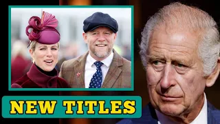 NEW TITLE!🛑  King Charles finally honours Mike Tindall & Zara with A Prince and Princess title