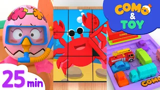 Como | Puzzle Series 25min | Learn colors and words | Como Kids TV
