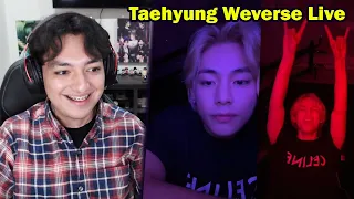 Taehyung's diverse music taste - BTS V Weverse Live Reaction