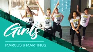 Girls - Marcus & Martinus ft Madcon - Easy Kids Fitness Dance - Warming-up Choreography