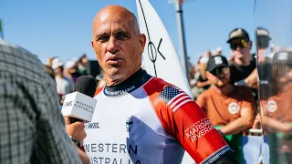 The GOAT Kelly Slater Shares His Thoughts After Elimination At Western Australia Margaret River Pro