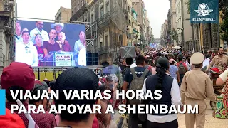 Arman fiesta en el cierre de campaña de Sheinbaum en el Zócalo de la CDMX