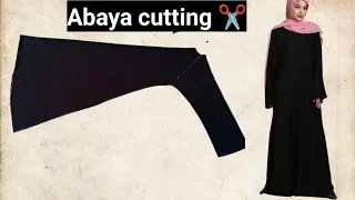 Easy Abaya cutting for beginners