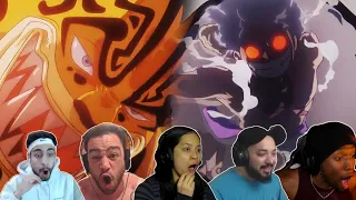 Luffy Gear 5 Vs Lucci Zoan Awakening Rematch‼️One Piece Reaction Mashup Eps 1100