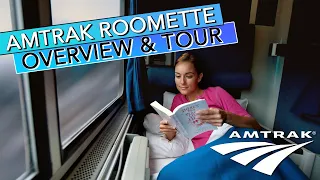 🚊 4K Amtrak Superliner Roomette - Your Window to Travel Luxury - Room Tour