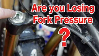 How to find a fork air leak and how to fix it