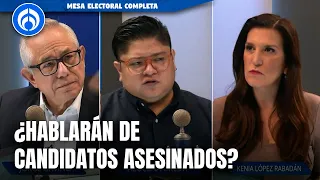 Xochitl, Sheinbaum y Máynez así llegan al debate presidencial