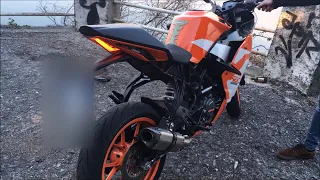 AKRAPOVIC REPLICA TEST SOUND | ktm rc/duke 125