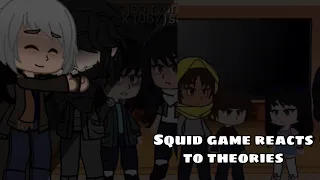 Squid game characters react to squid game theories!!