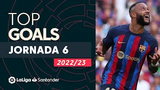 LaLiga TOP 5 Goals Matchday 6 LaLiga Santander 2022/2023