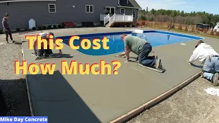 How Much Does Concrete Cost? - What I Charge To Do Concrete Work