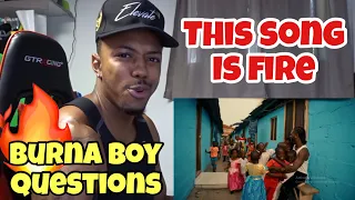 Burna Boy - Question feat. Don Jazzy [Official Music Video] REACTION