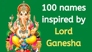 100 names inspired by Lord Ganesha - Lord Ganesha Baby Names - Hindu God Ganesha Baby Names