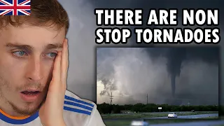 Brit Reacting to The Current Tornado Outbreaks Throughout The USA Are Insane