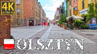 Poland / Olsztyn - Old Town : Bike ride. 4K