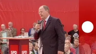 Peer Steinbrück auf Wahlkampftour