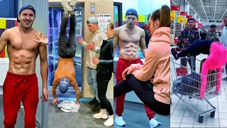 CRAZY PRANK WORKOUT In The SHOP (prt.13)