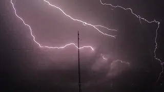 WILD Upward Lightning And Spider Lightning (Part 1) -- Slow Motion Lightning 5/21/24