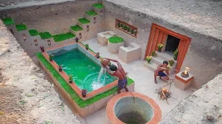 Amazing Building Compilation!How To Build​ Secret Underground House, Swimming Pool, Groundwater Well