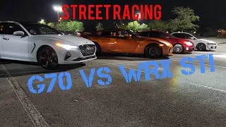 MK7 GTI VS WRX STIs & Genesis G70 VS WRX STIs & EcoBoost F-150!