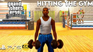 Sweet Telling CJ to Hit the Gym - GTA : San Andreas Definitive Edition - 4K60 FPS Gameplay PS5