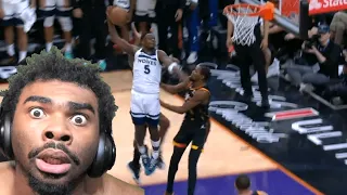 EDWARDS ISNT HUMAN!!!! #3 TIMBERWOLVES at #6 SUNS | FULL GAME 4 HIGHLIGHTS REACTION