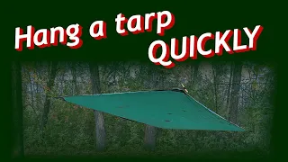 The FASTEST Way to Setup a Tarp