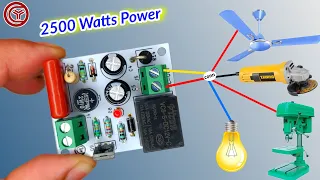 Make this circuit to extend life of your home appliances
