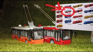 Обзор игрушечного троллейбуса Автопром
