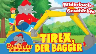 Benjamin Blümchen - Tirex, der Bagger | Meine erste BILDERBUCH GESCHICHTE