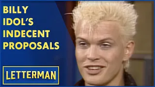 Billy Idol's Naked Performance | Letterman