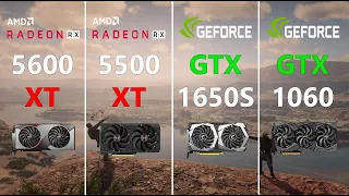 RX 5600 XT vs RX 5500 XT vs GTX 1650 SUPER vs GTX 1060 Test in 7 Games