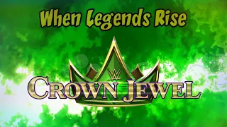 WWE Crown Jewel 2019 Official Theme Song "When Legends Rise" GodsMack