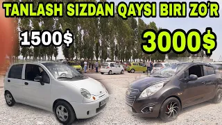 12 IYUL FARG'ONA MASHINA BOZORIDA MATIZ VA SPARK AVTOMABILLARI VARYANT BARTERGA BOR