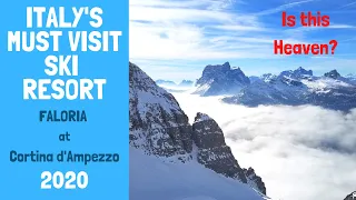 Skiing Faloria at Cortina d'Ampezzo- ITALY'S MUST VISIT SKI RESORT in the Dolomites