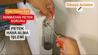 Tüm yüzeyi eşit ısınmayan petek sorunu | Petek hava alma işlemi | Hava yapan petek | #işbirliği