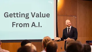 Getting Value from Artificial Intelligence — Jon Krohn at Hg Capital "Digital Forum" 2023