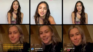 Olivia Rodrigo Instagram LIVE with Phoebe Bridgers - December 04, 2021