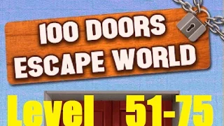 100 doors escape world level 51 - 75  - 100 дверей: бежать мир