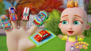 Car Finger Family | Finger Family Song | Nursery Rhymes For Kids | Happy Tots