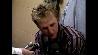 Larry Bird Interview Vintage 1987