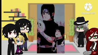 реакция темный дворецкий на сиеля как саске /black butler react to ciel as sasuke