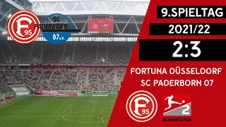 Offensivspektakel ! Fortuna Düsseldorf - SC Paderborn 07 2:3 Alle Tore & Highlights 02.10.2021
